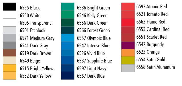 Trendfilm™ 
 6500 Striping